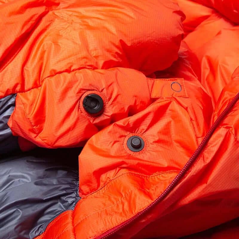 Спальный мешок Mountain Equipment Kryos Down Regular LZ Cardinal Orange (ME-005941.01252.Reg LZ) - фото 5