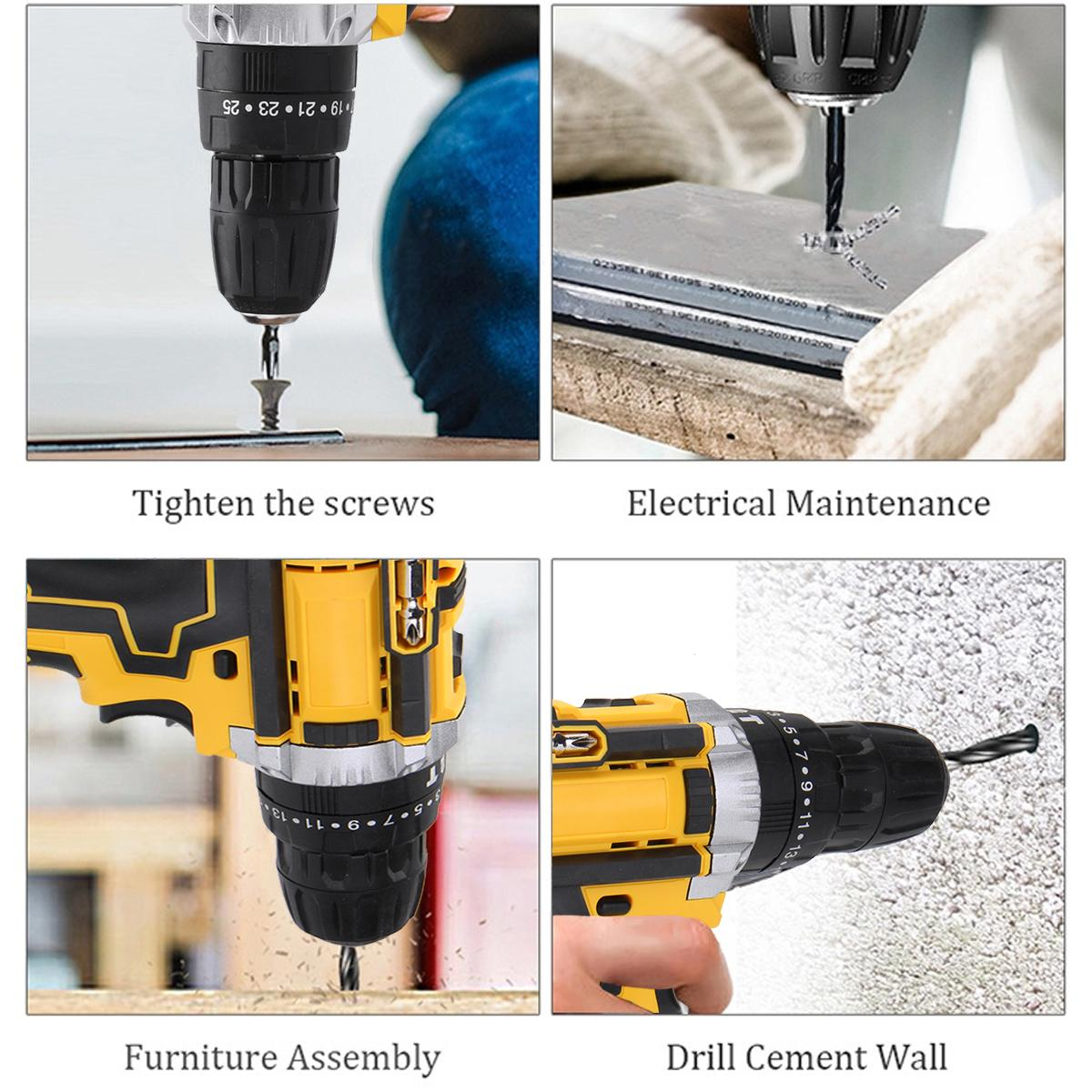 Шуруповерт з набором біт і свердл Screwdriver Set 12В у пластиковому кейсі (7761279e) - фото 8