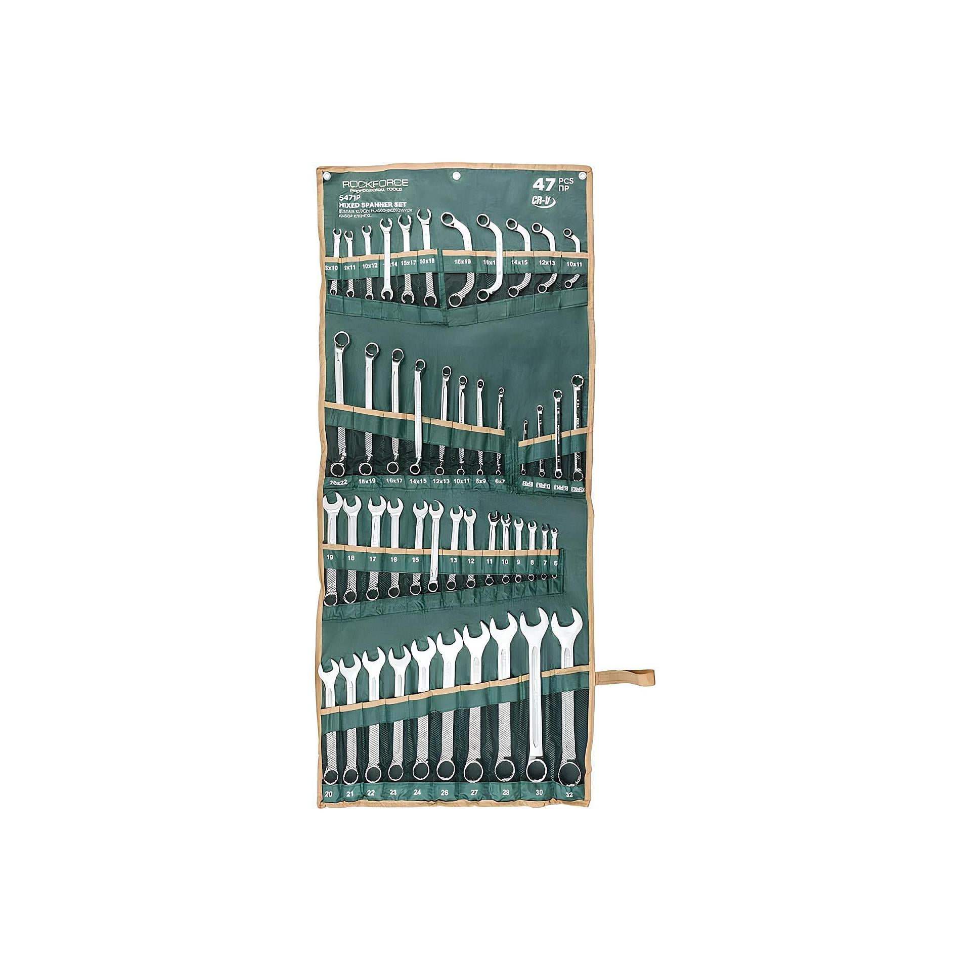Набор ключей комбинированных Rockforce RF-5471P 47пр.