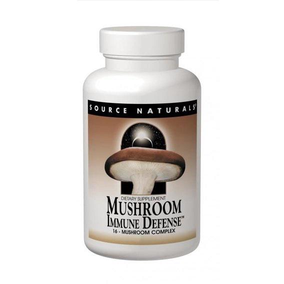 Грибний комплекс Source Naturals Mushroom Immune Defense 16 Mushroom Complex 60 Tabs