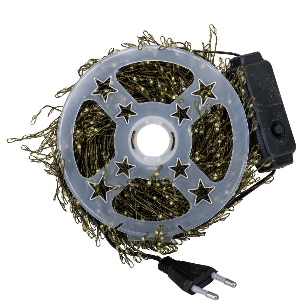 Гірлянда святкова світлодіодна для декору Феєрія 25 м від мережі Білий (147-81-9133-038) - фото 3 Гірлянда святкова світлодіодна для декору Феєрія 25 м від мережі Білий (147-81-9133-038) - фото 3