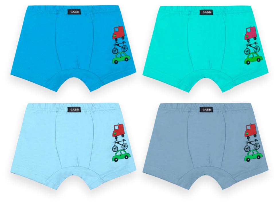 Трусы-шорты детские хлопковые для мальчика Gabbi SHM-21-1 4 шт. 110 см (12753)