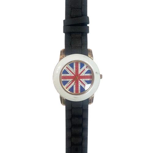 Наручний годинник 219 з дизайном Union Jack Чорний (29079567)