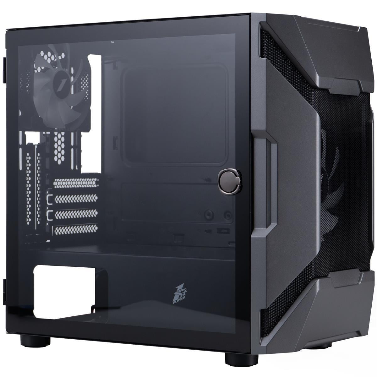 Корпус для ПК 1stPlayer D3-A-BK-1F7-14-1F7 Чорний (2881189499)