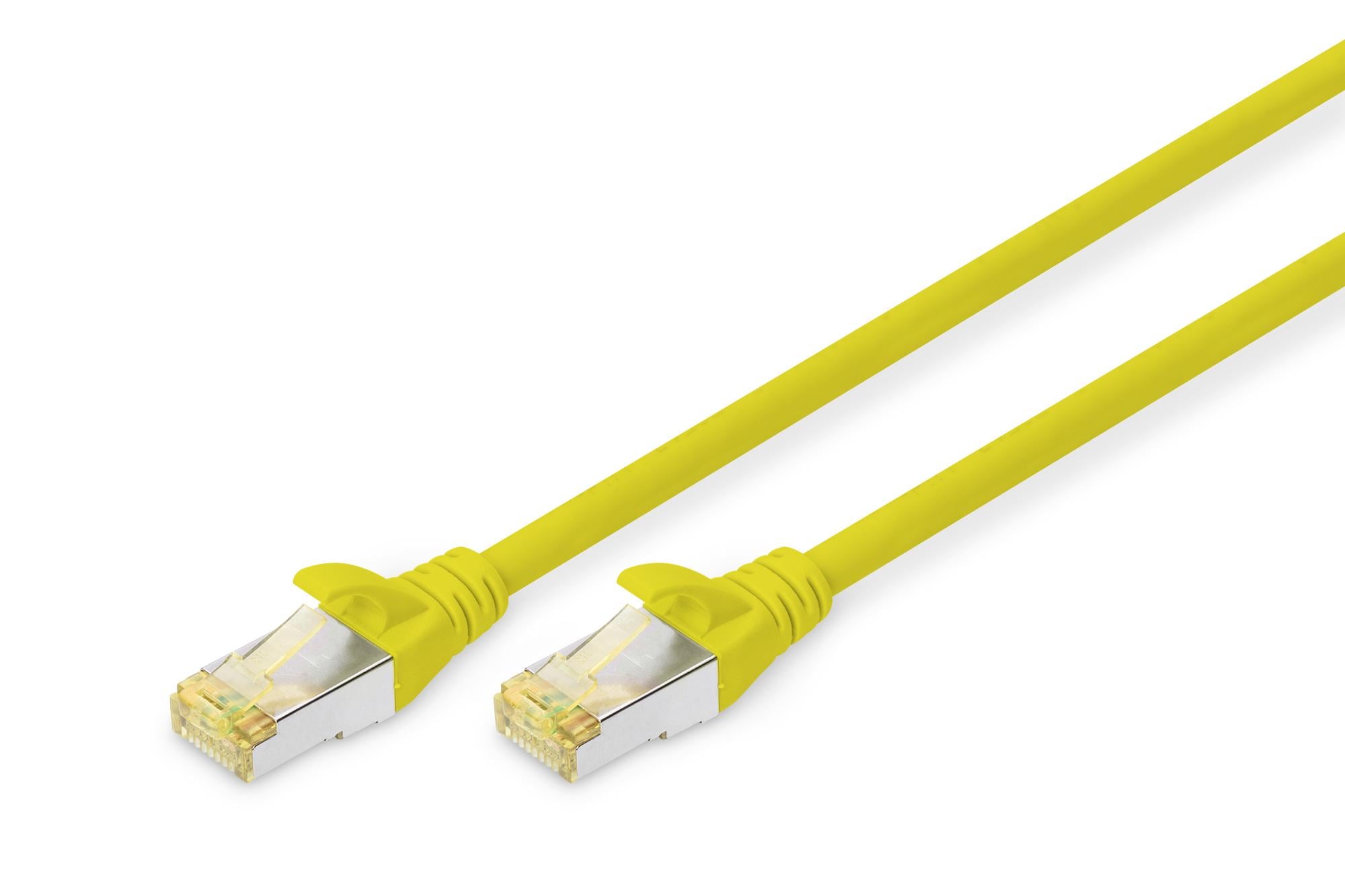 Патч-корд Digitus Cat 6a S-FTP AWG 26/7 1 м Желтый