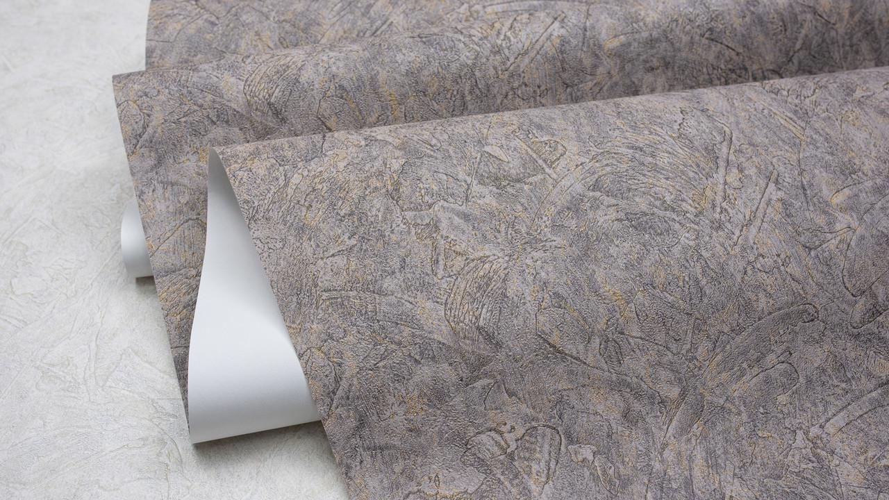 Обои флизелиновые SINTRA Impulse UNI 532492 фон винил горячего тиснения 1,06х10,05 м Коричневый