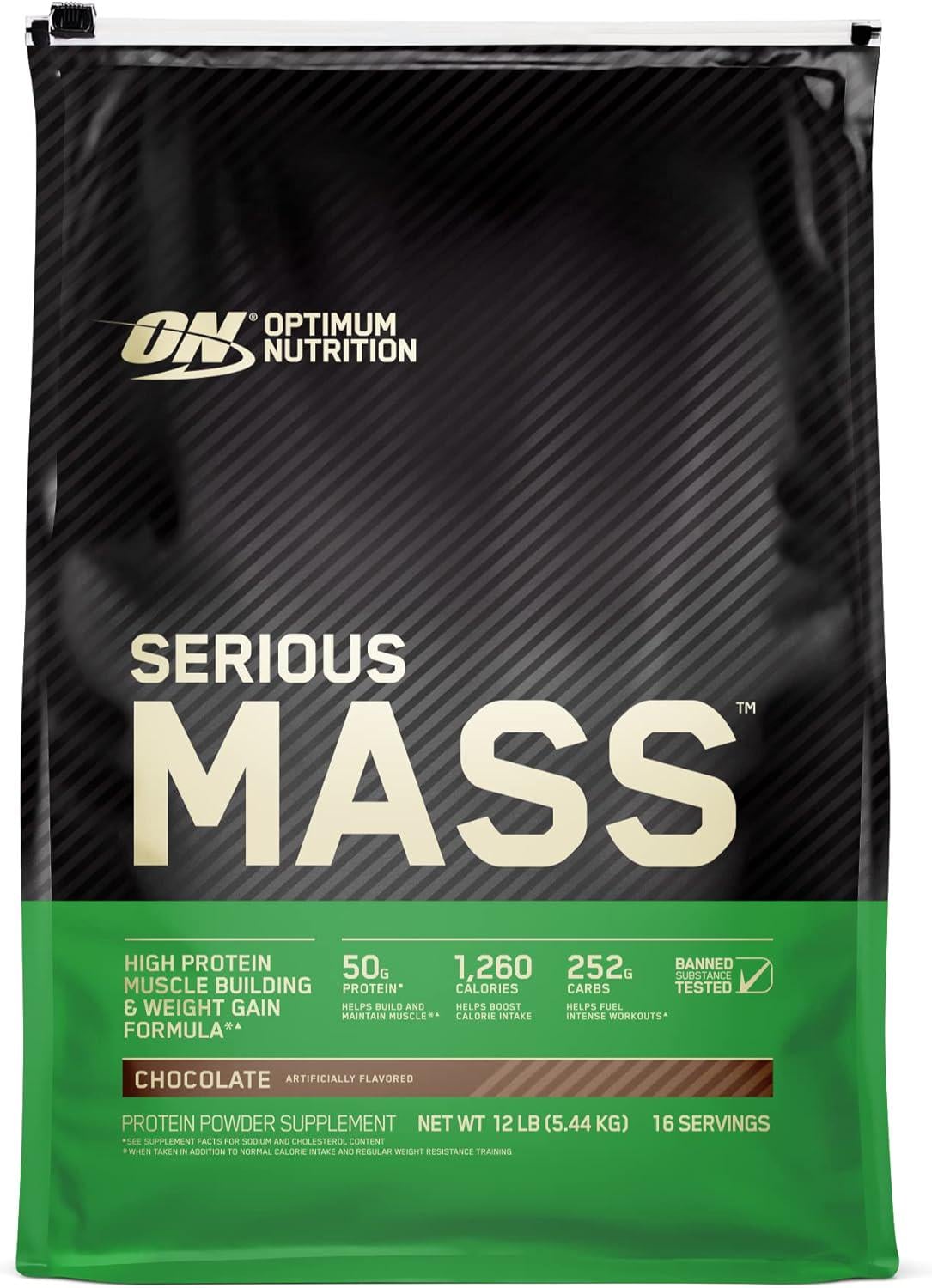 Гейнер Optimum Nutrition Serious Mass 5455 г Chocolate