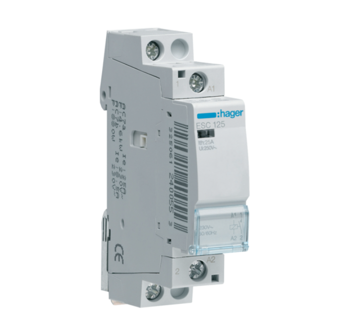 Контактор Hager 25 A 1НВ 230 В (ESC125)