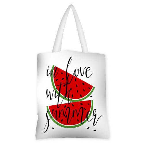 Сумка женская тканевая Presentville In love with summer watermelon (SV TRO027 WH) Сумка женская тканевая Presentville In love with summer watermelon (SV TRO027 WH)