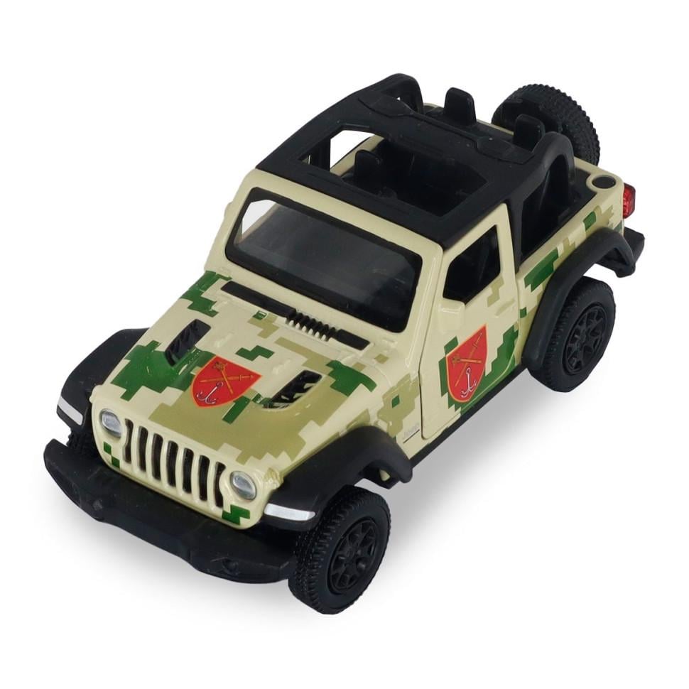Машинка инерционная TechnoDrive Jeep Wrangler Rubicon Юг военная (IM-176-M-801)