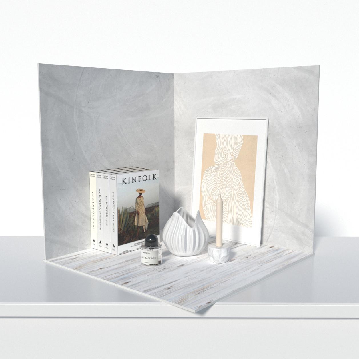 Фотофон пластиковый угловой 3D PolyPlast 40x40x40 см №61031 Фотофон пластиковый угловой 3D PolyPlast 40x40x40 см №61031