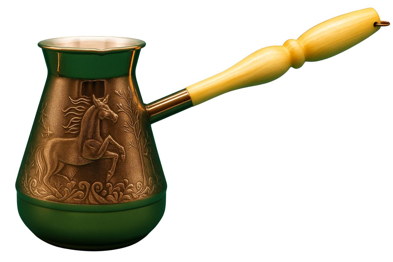 Турка для кофе по-турецки Сторчай Лошади медная 500 мл (15120)