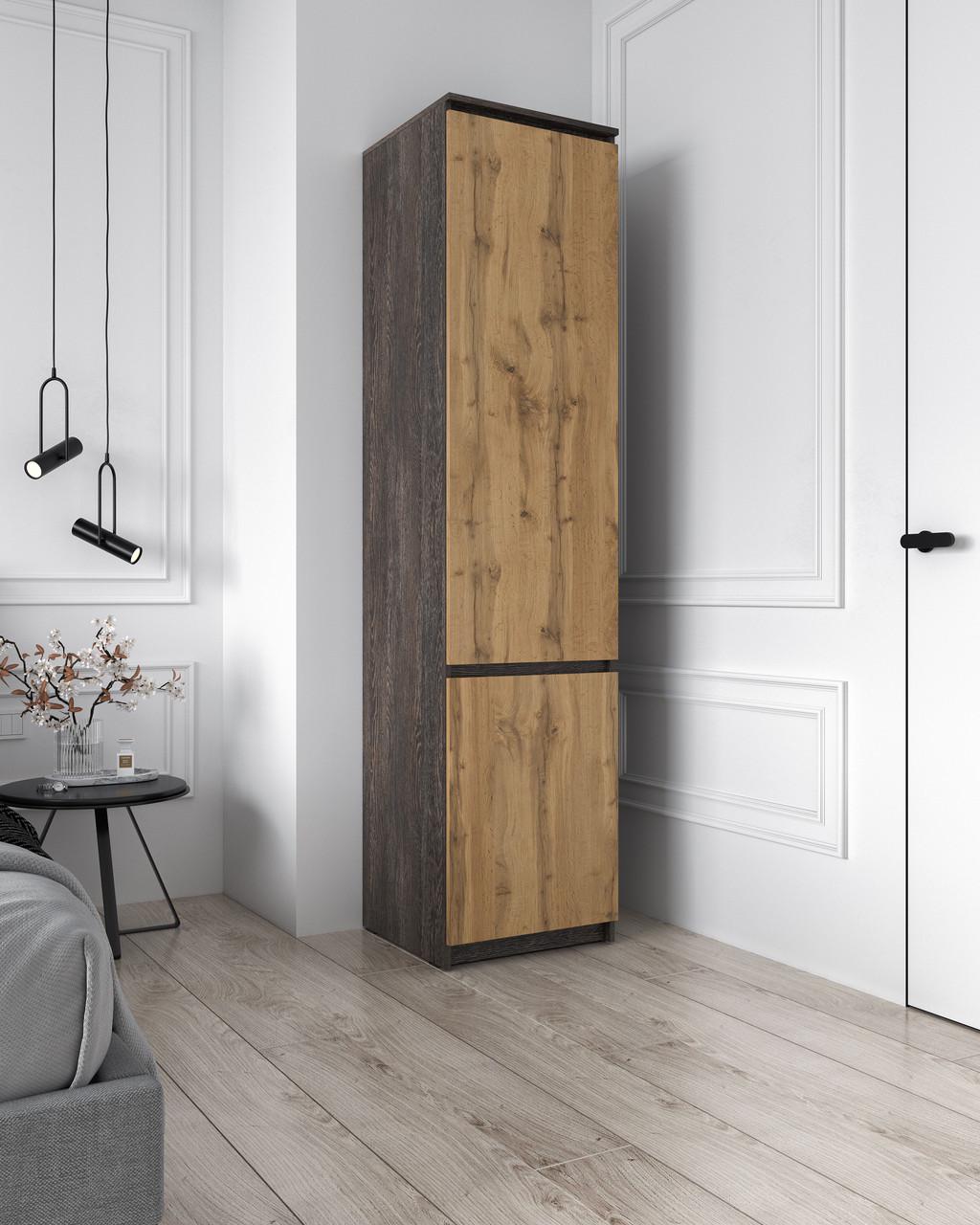 Шкаф-пенал Т-218 со штангой 500х498х2117 мм Аруша/Апалачи