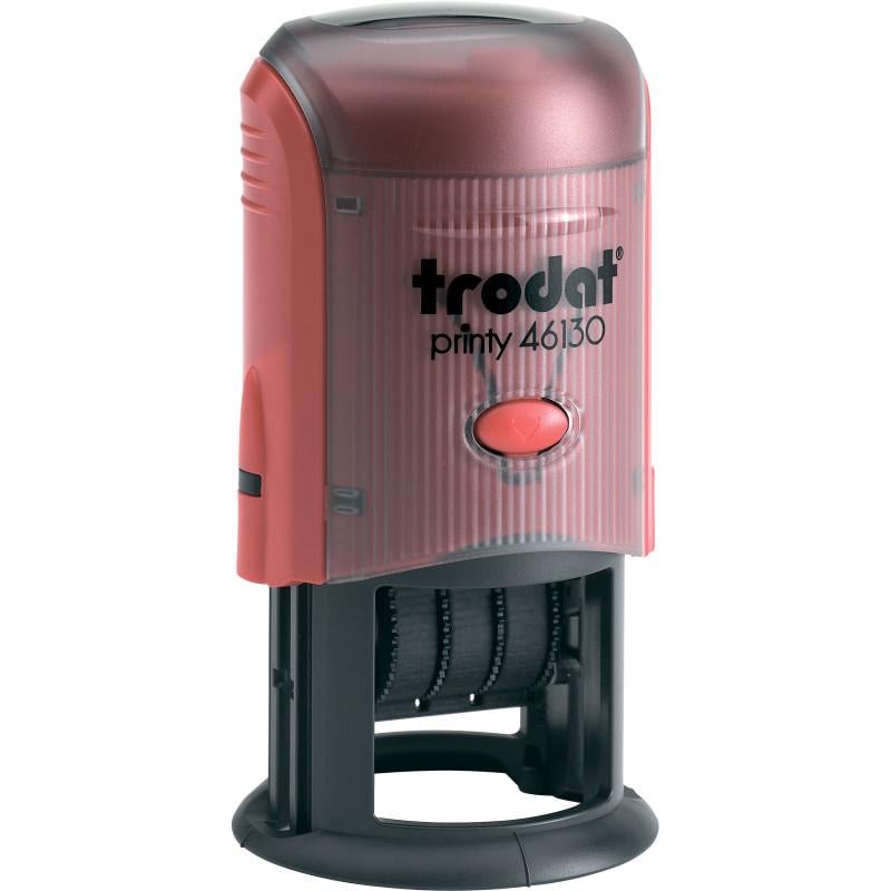Датер Trodat Рrinty пластиковый со свободным полем 30 мм шрифт 3 мм Красный (46130)