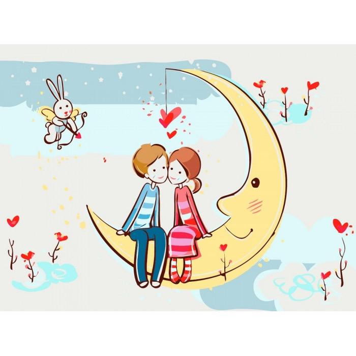 Картина по номерам Идейка Стрела любви 30х40 см (KHO2630)