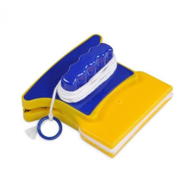 Магнітна щітка для миття вікон з двох сторін квадратна Yellow (126696)