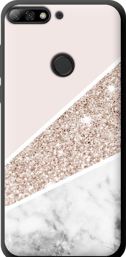 Чохол на Huawei Honor 7C Pro Пастельний мармур (4342b-2070-42517)