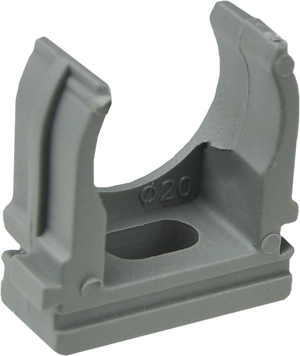 Кріплення для гофри АСКО-УКРЕМ 20 мм 50 шт. Сірий (1254)