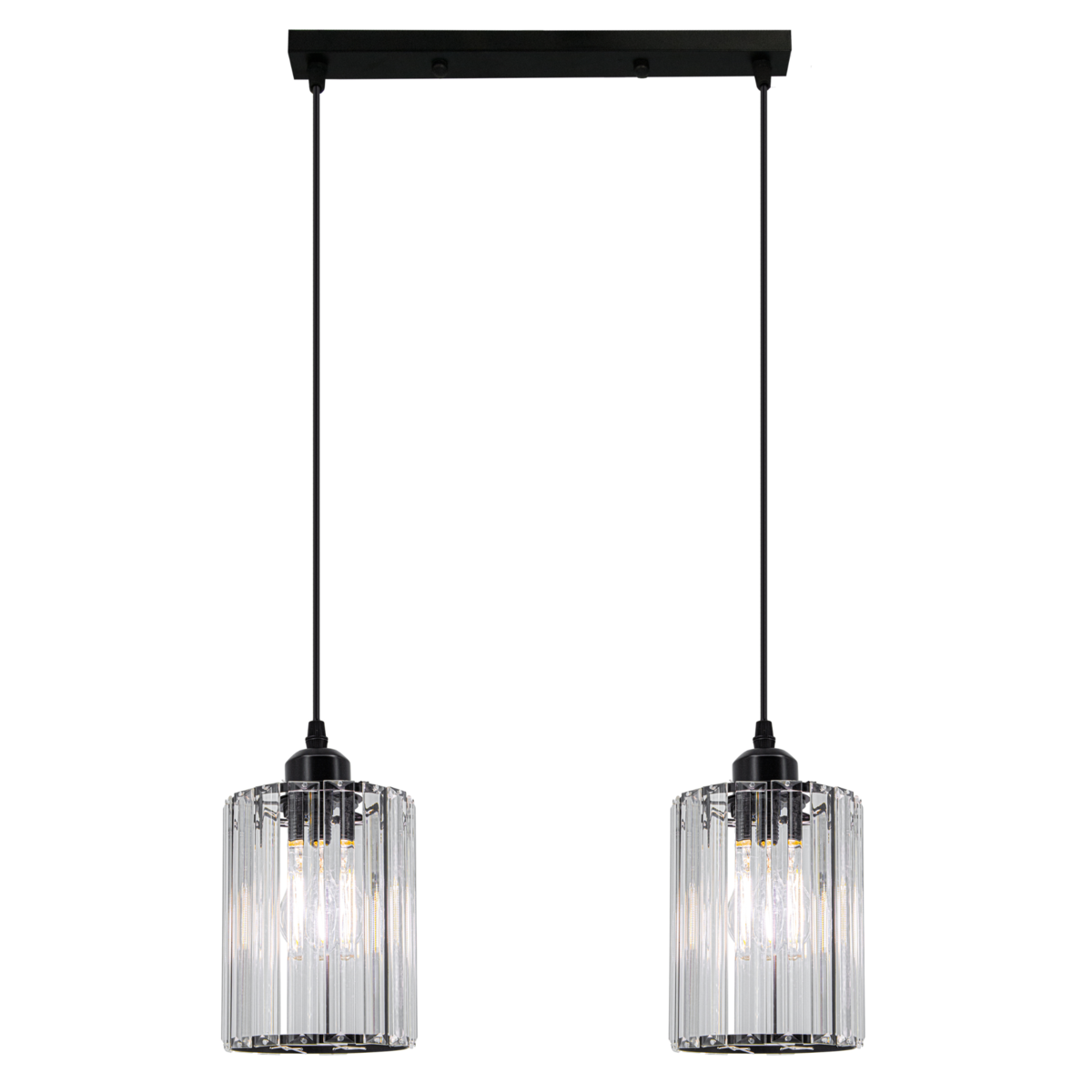 Люстра подвесная GLD-20996-2 BK/CR (41045)