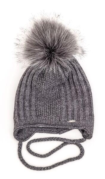 Шапка детская для мальчиков Кевин D820 хлопок 40-44 см Асфальтовый