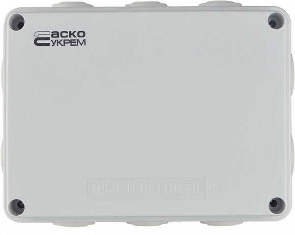Коробка розподільна АскоУкрем IP 65 200х155х80 мм - фото 2