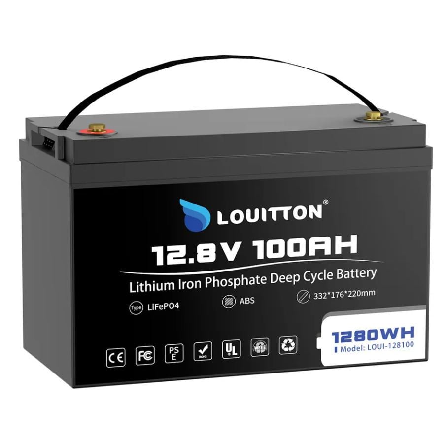 Акумулятор LiFePO4 100A BMS 1280W 12V 100Ah