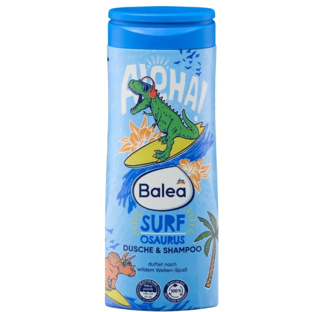 Шампунь-гель детский Balea Surf Osauraus 2в1 300 мл (EPI-15102025-396)