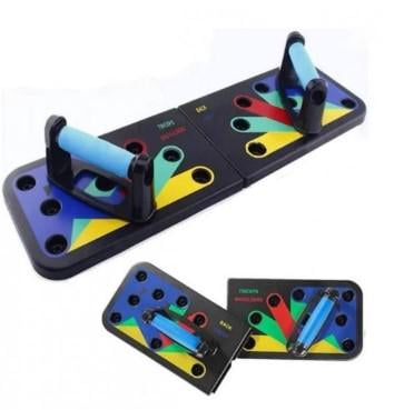 Набор для тренировок доска для отжиманий и набор трубчатых эспандеров - фото 7 Набор для тренировок доска для отжиманий и набор трубчатых эспандеров - фото 7