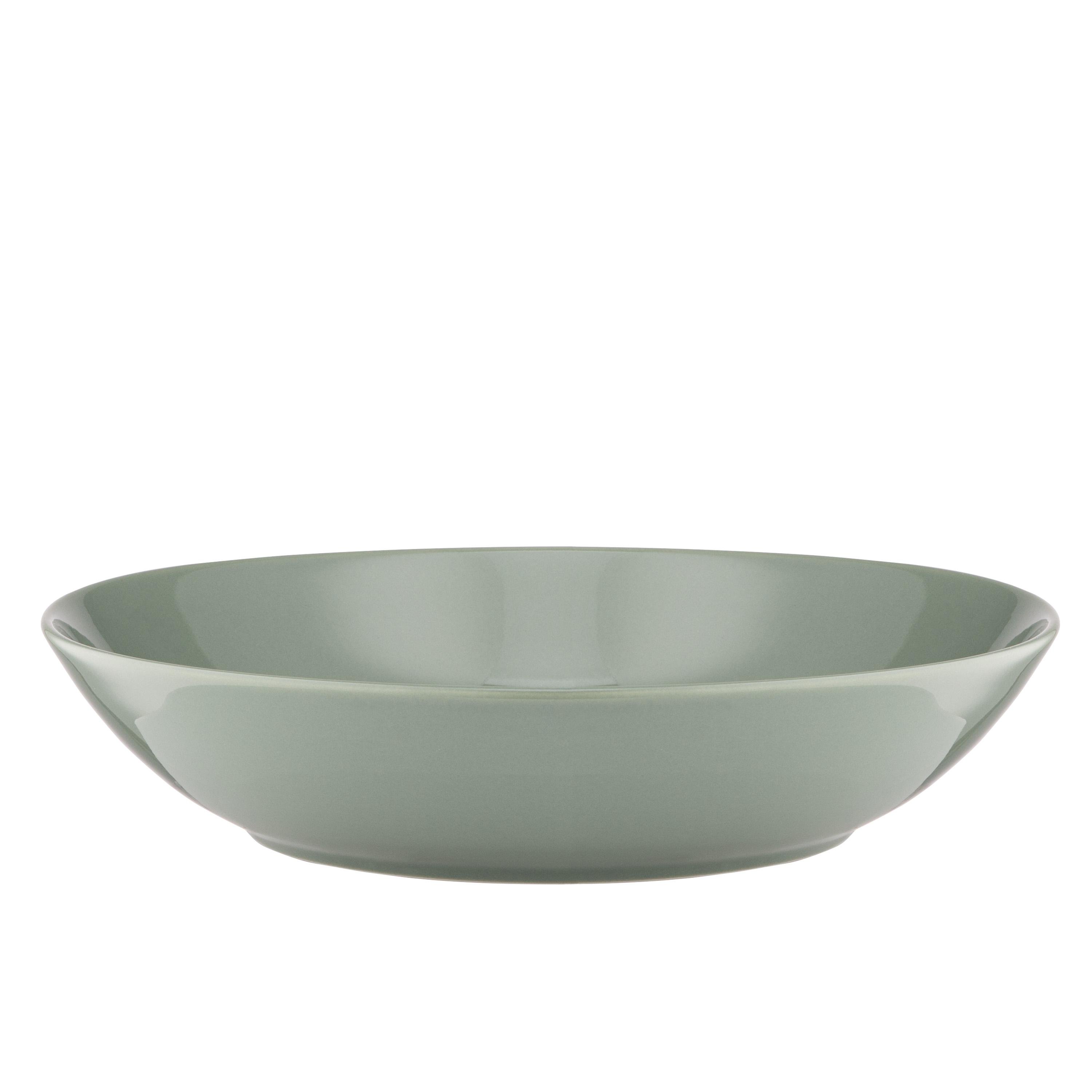 Тарілка супова Ardesto Caprі 20 см 630 мл Зелений (AR0520CG)