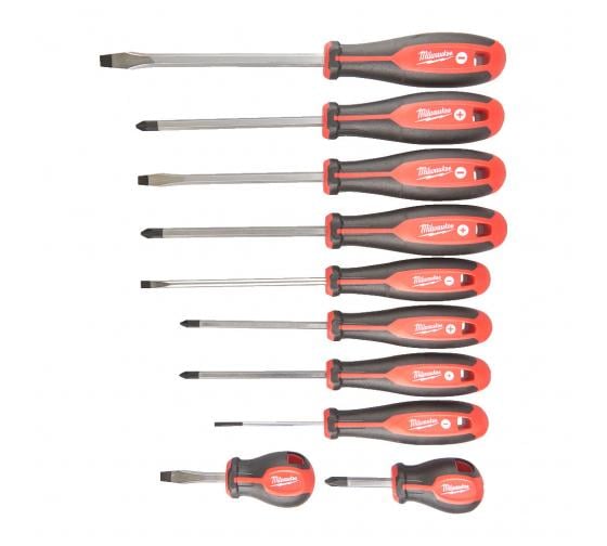 Набор магнитных отверток Milwaukee трехгранная рукоятка 10 шт. (4932471808)