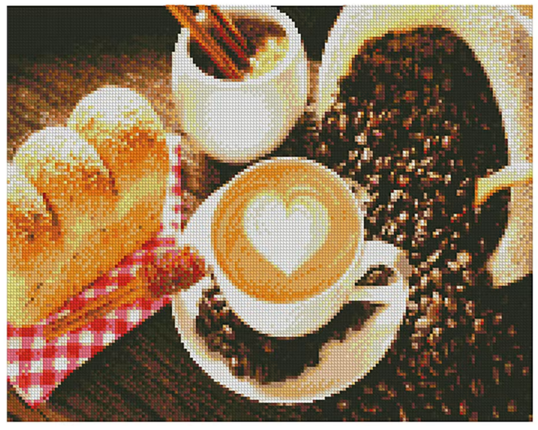 Алмазна мозаїка Strateg Сніданок з любов'ю 40х50 см (FA11484) Алмазна мозаїка Strateg Сніданок з любов'ю 40х50 см (FA11484)