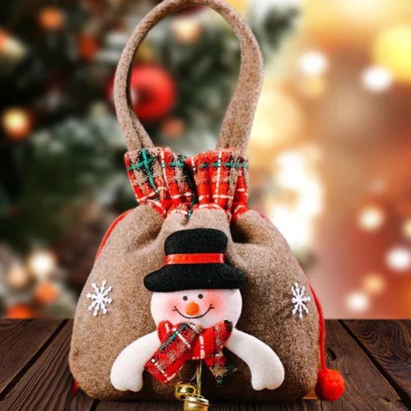 Набор новогодних мешочков 3 шт. (C00336) - фото 7 Набор новогодних мешочков 3 шт. (C00336) - фото 7