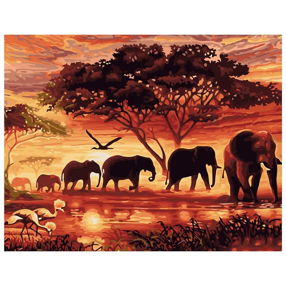 Картина по номерам Strateg Балерины Цветочная танцовщица 40х50 см в коробке (VA-1170КЗ-mt)