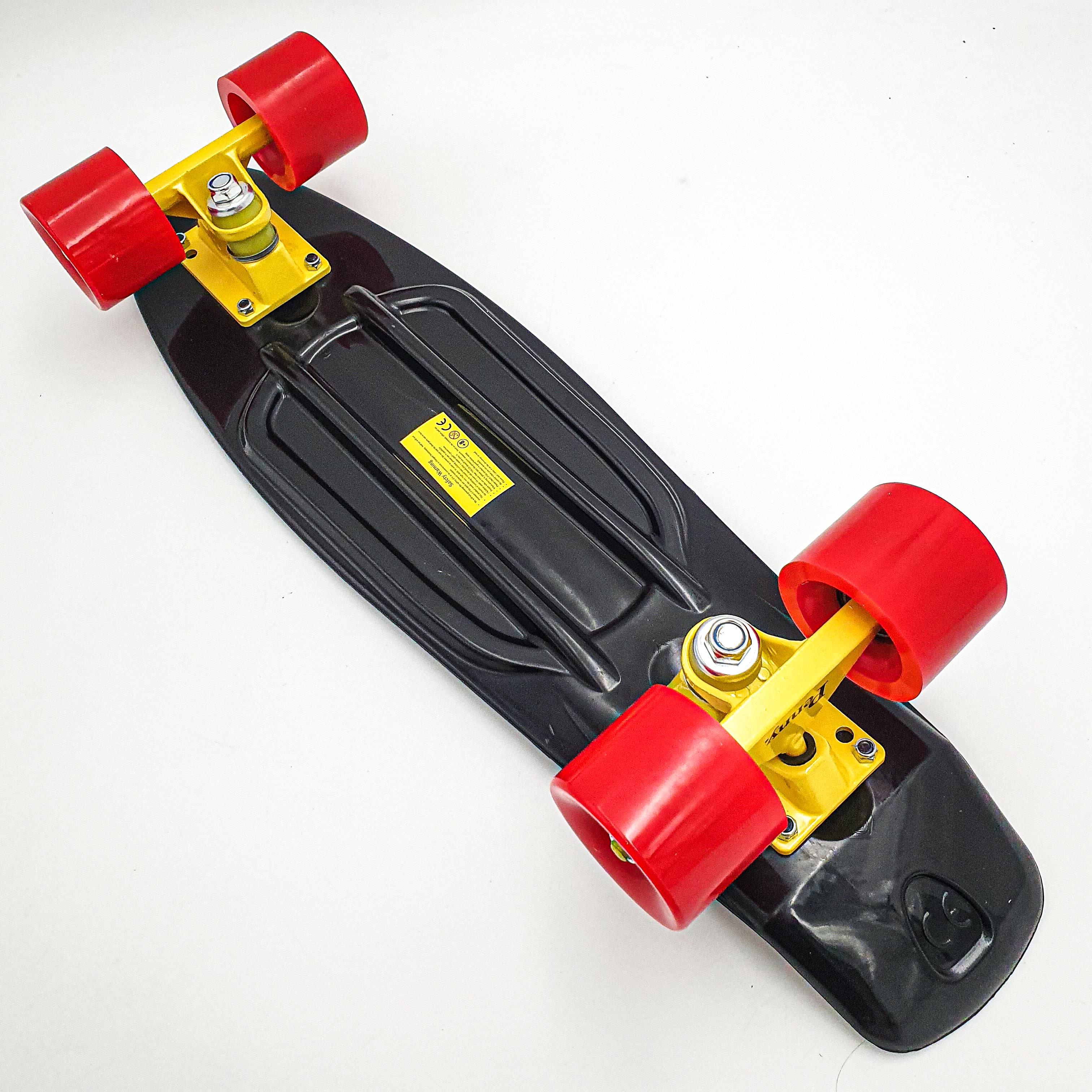 Пенниборд Penny Board Pastel Series ABEC 7 55х15 см с матовыми колесами Черный (3b0913a7) - фото 4