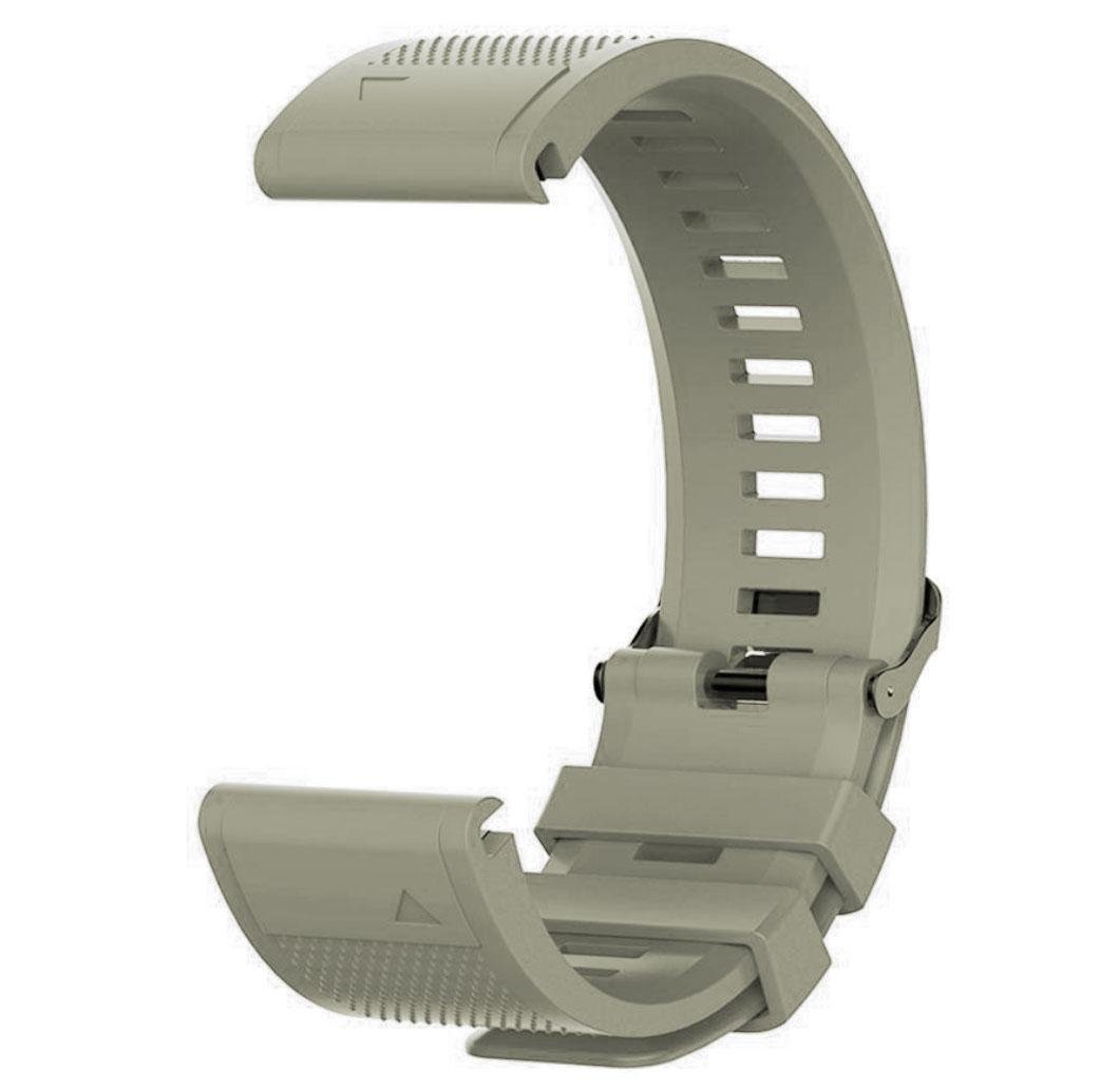 Ремешок силиконовый Primo для часов Garmin Fenix 7x/Fenix7xPro/Fenix 8 51 мм Grey (2609114212) - фото 2