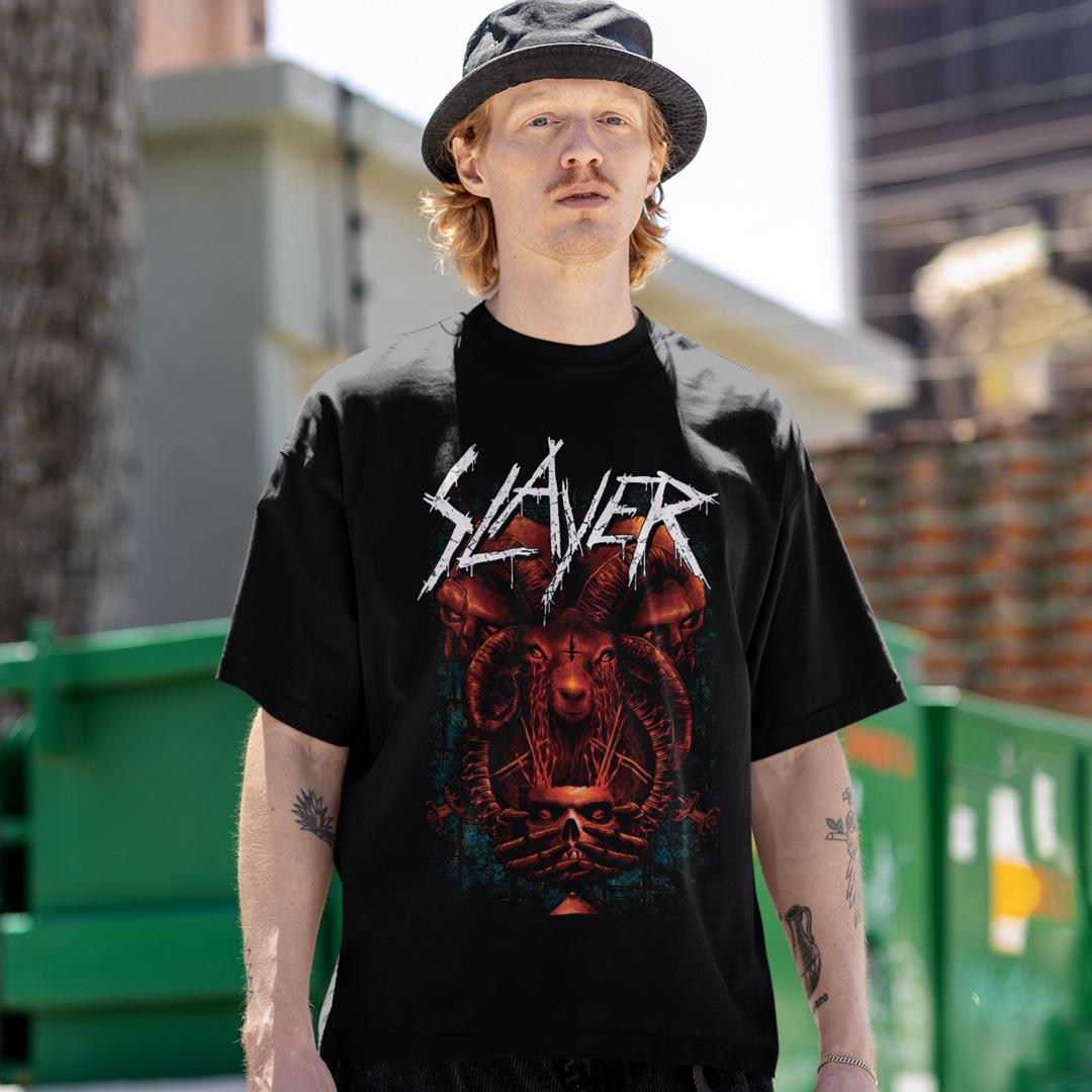 Футболка унисекс Slayer Ram 4XL Черный (0000010172)