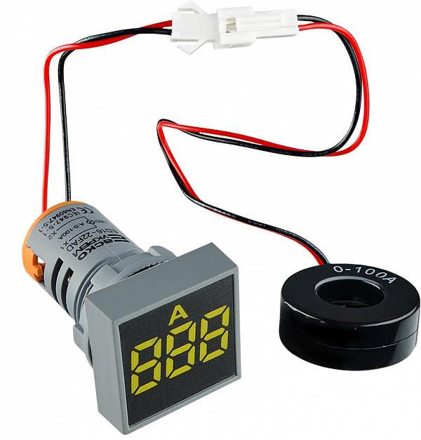 Амперметр цифровий АСКО-Укрем ED16-22FAD 0-100A квадратний Жовтий (A0190010038) Амперметр цифровий АСКО-Укрем ED16-22FAD 0-100A квадратний Жовтий (A0190010038)