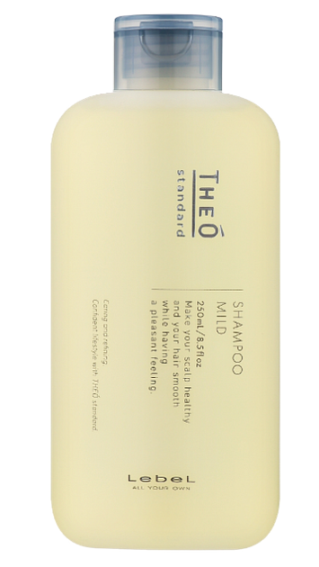 Шампунь зволожувальний для чутливої шкіри для чоловіків LebeL THEO Standard Shampoo Mild 250 мл