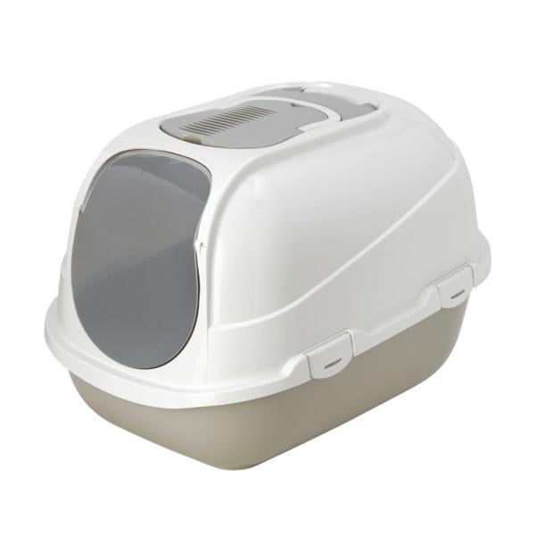 Туалет закритий для котів Moderna Мегакомфі Кет 65х50х46 см Cірий (C270330) - фото 1 Туалет закритий для котів Moderna Мегакомфі Кет 65х50х46 см Cірий (C270330) - фото 1