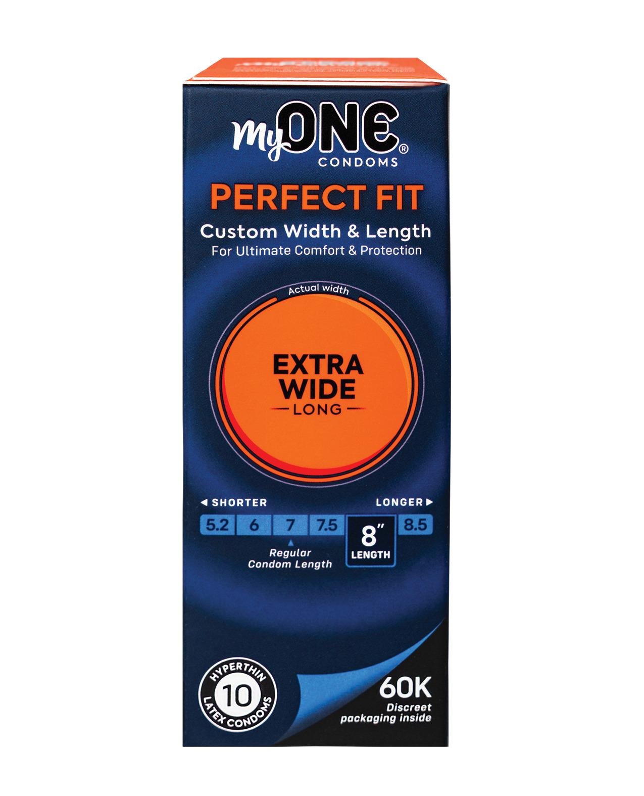 Презервативы MyONE Extra Wide and Long 60K 10 шт. (myt60K-10C)