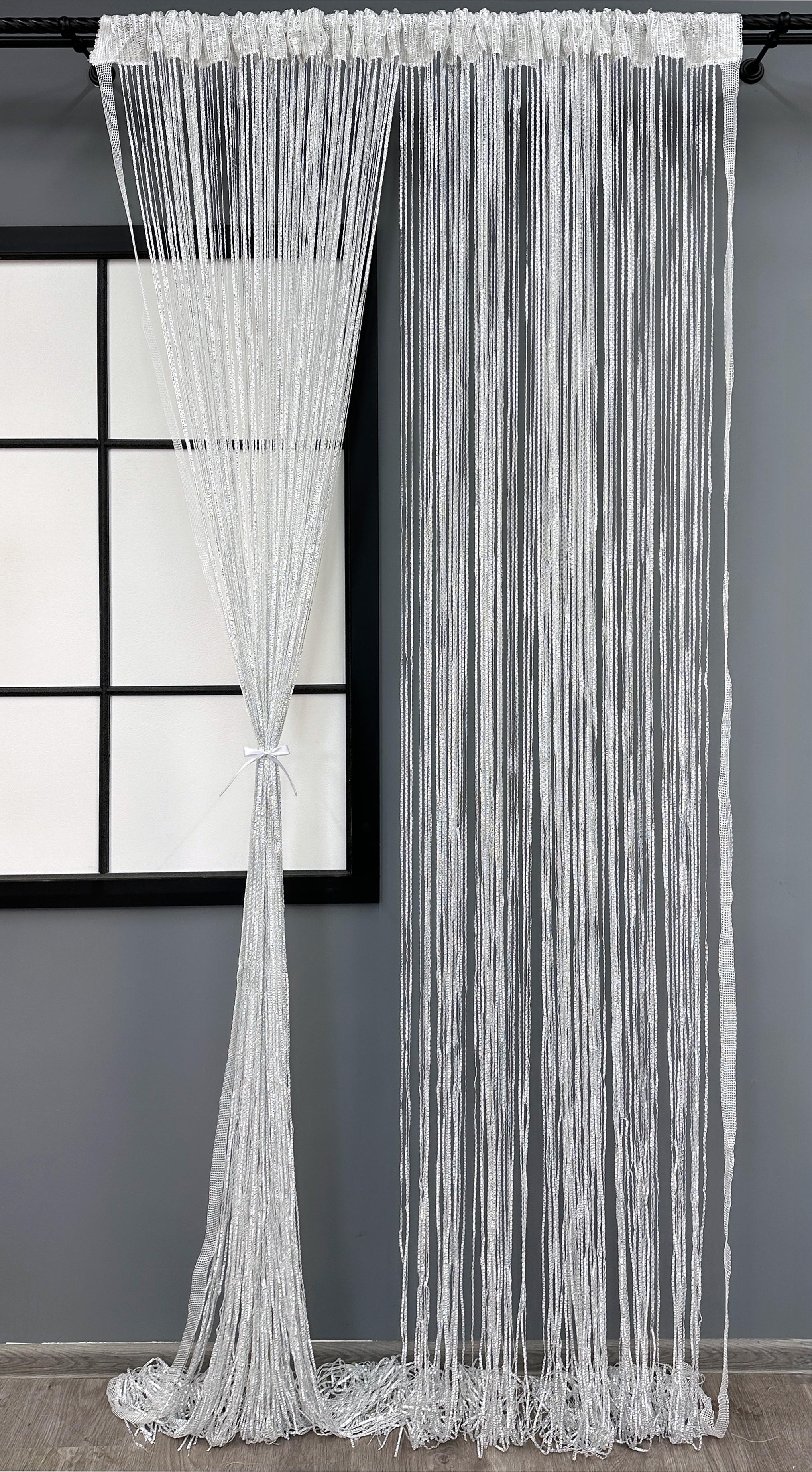 Штори-нитки Rovi Premium з люрексом 300х300 см Білий (61-114)