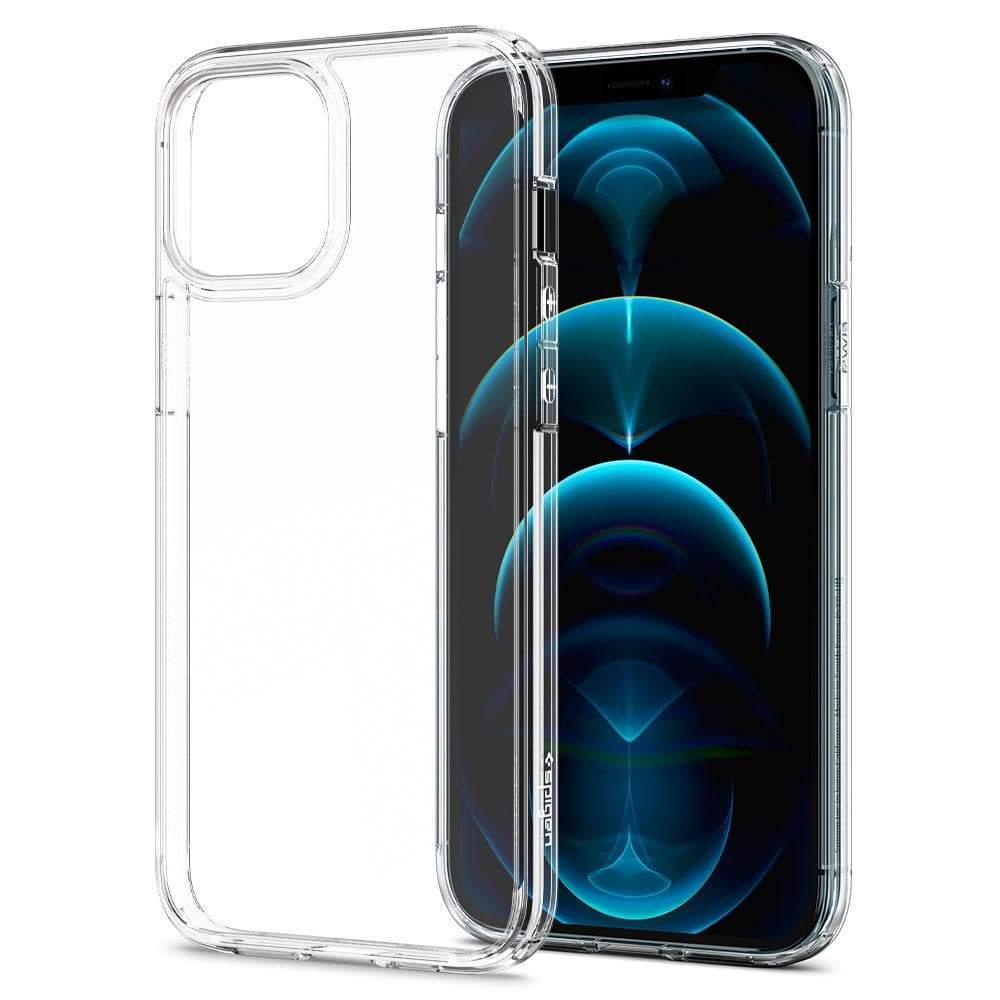 Силиконовый чехол-накладка Spigen Ultra Hybrid Case for iPhone 12 Pro Max, Clear (ACS01618) - фото 2