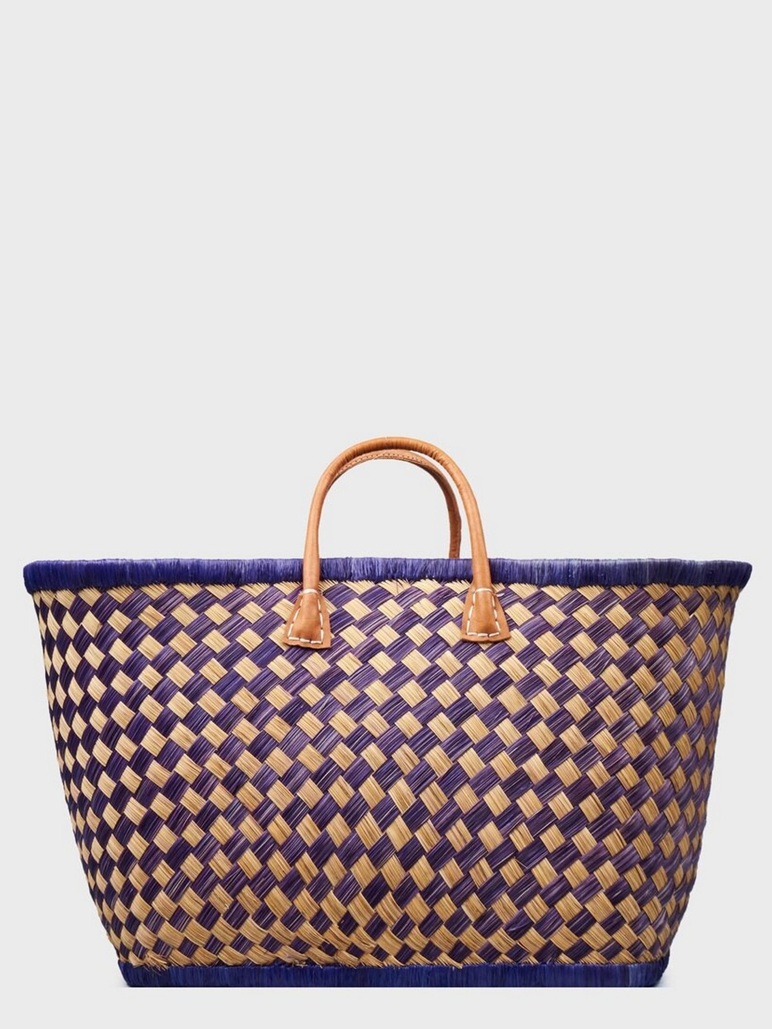 Сумка пляжна Le Comptoir de la plage Voatokana GM One size Синій (ZIK0000028828) - фото 2 Сумка пляжна Le Comptoir de la plage Voatokana GM One size Синій (ZIK0000028828) - фото 2