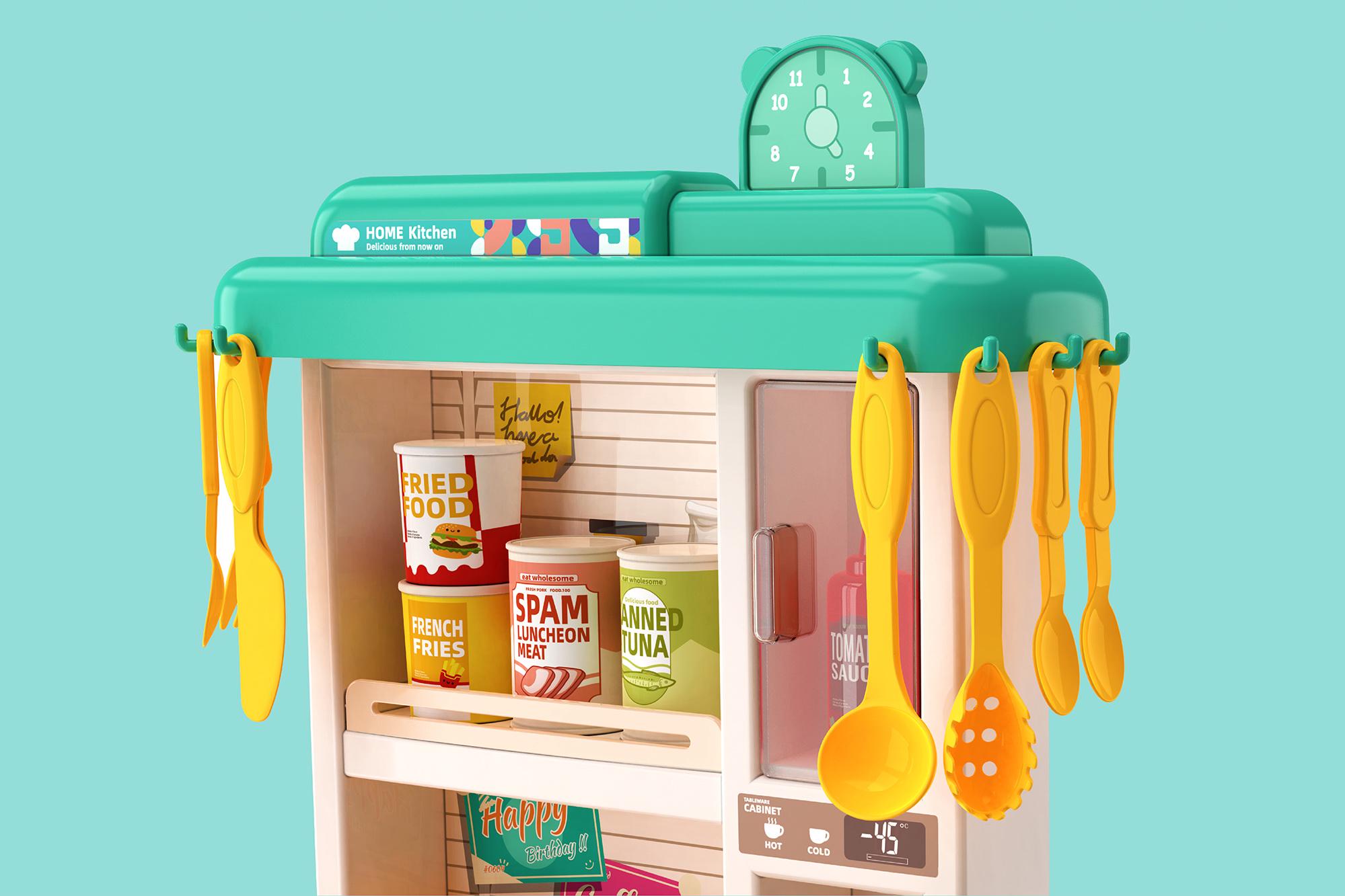 Кухня дитяча Lolly Kids LK224 78 см та ефекти та 50 аксесуари (9794) - фото 3 Кухня дитяча Lolly Kids LK224 78 см та ефекти та 50 аксесуари (9794) - фото 3