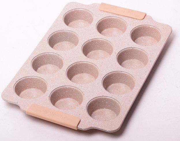 Форма для выпечки кексов Kamille Marble 12 ячеек 38х26 см - фото 3 Форма для выпечки кексов Kamille Marble 12 ячеек 38х26 см - фото 3