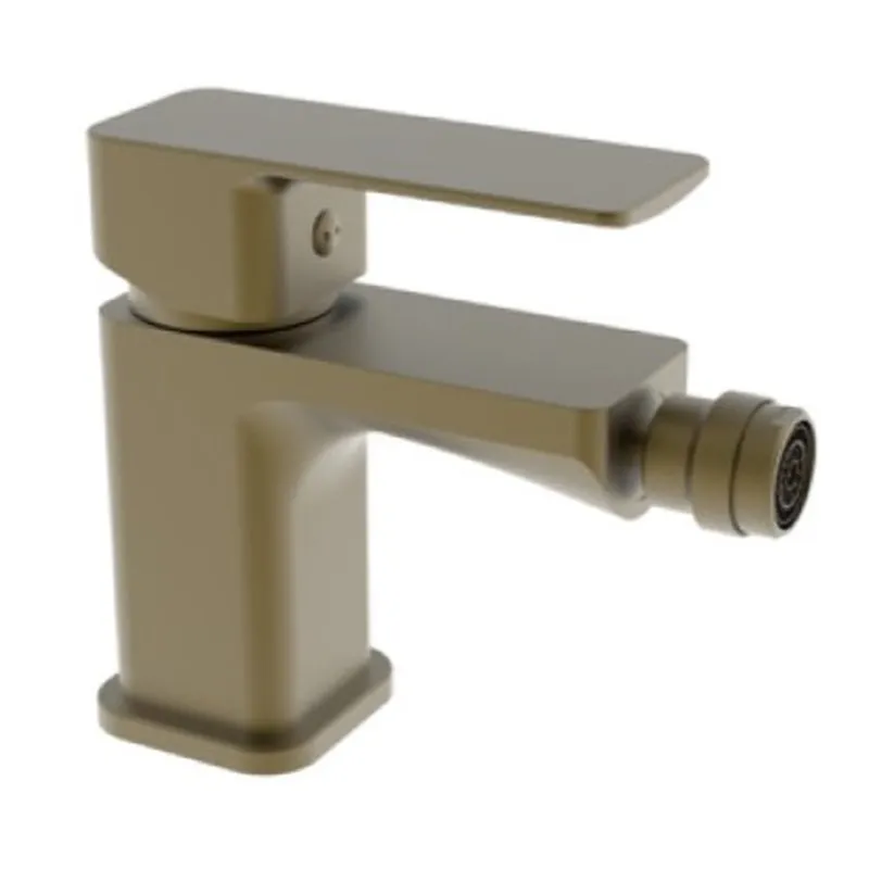 Смеситель для биде гигиенический Haiba Kubus 002 Brushed Gold (HB9624)