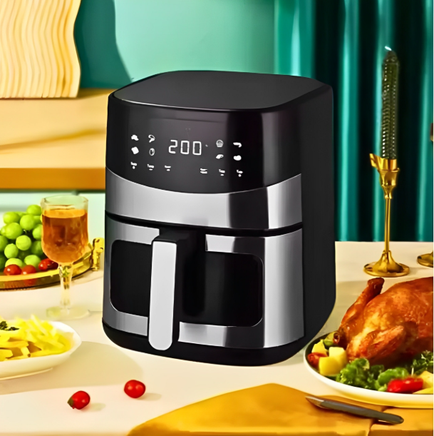 Фритюрница для приготовления электрическая Rainberg без масла 3800 Вт 8,5 л - фото 5 Фритюрница для приготовления электрическая Rainberg без масла 3800 Вт 8,5 л - фото 5