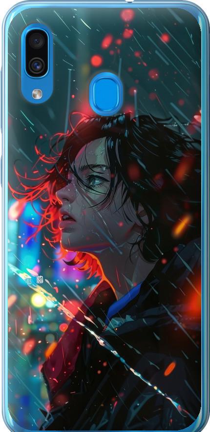 Чехол на Samsung Galaxy A20 2019 A205F Ночные огни (6096u-1761-42517)