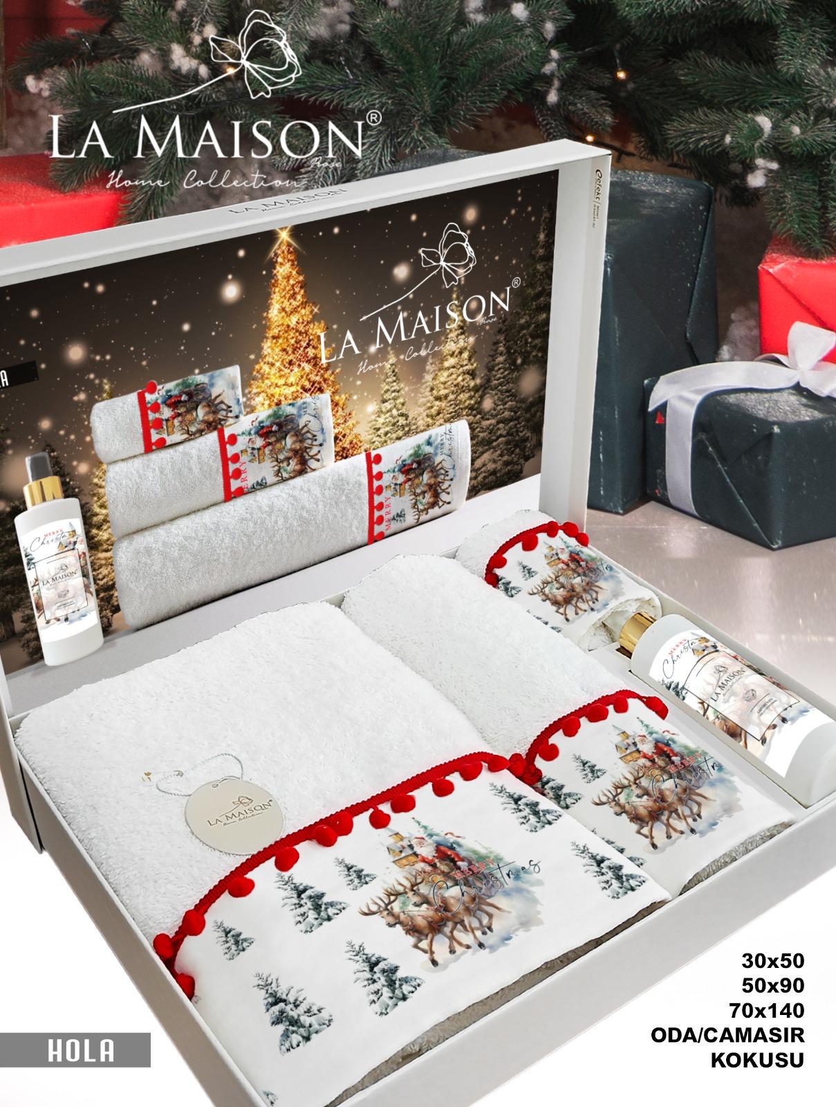 Подарунковий набір рушників La Maison d'Armorine 3 шт. з ароматом Hola 30479 (29658343) - фото 2