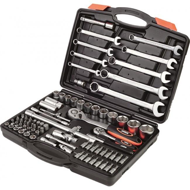 Набор инструментов MIOL 58-130 82 ед. 1/2" 1/4" Набор инструментов MIOL 58-130 82 ед. 1/2" 1/4"